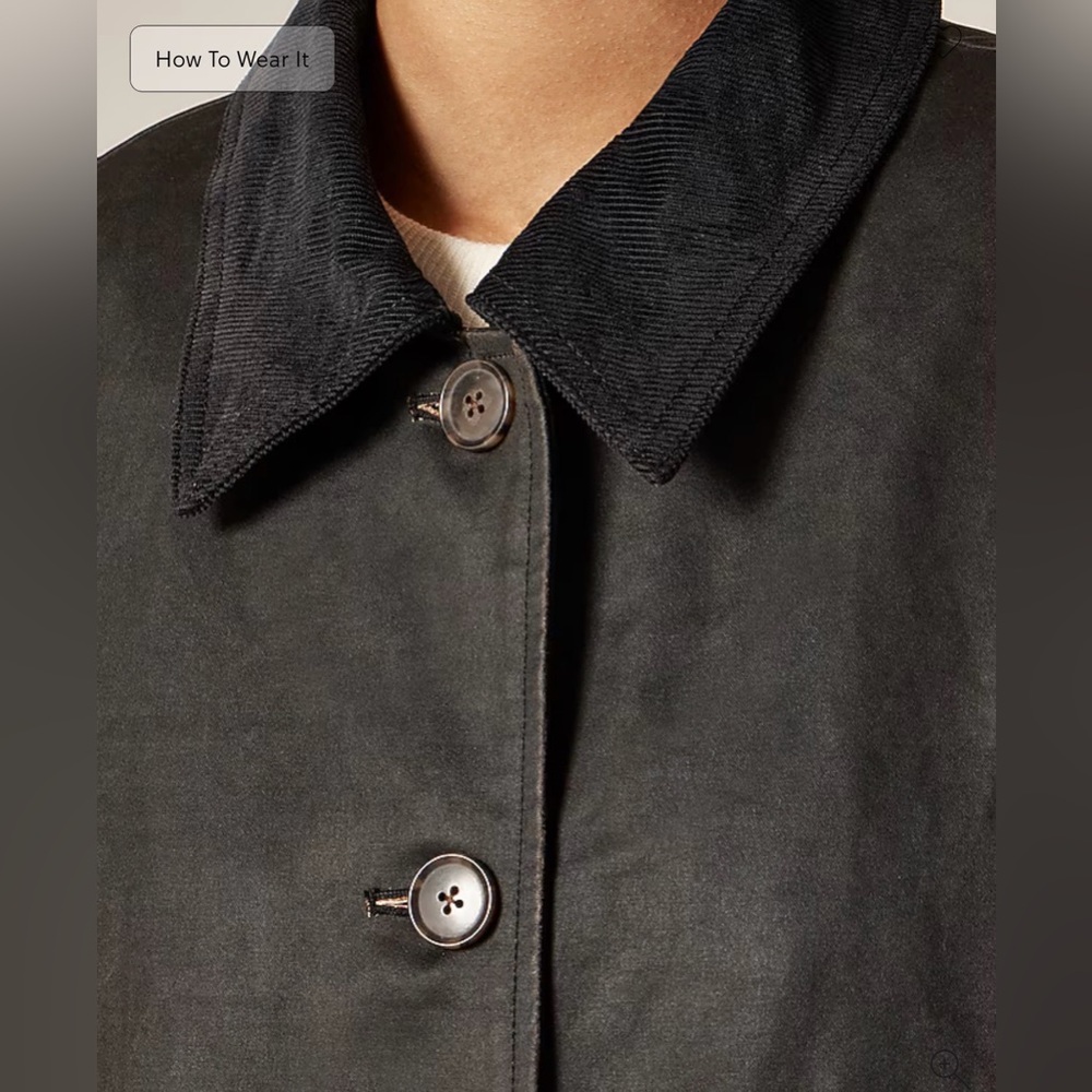 J‎ CREW SMALL Coated Barn Jacket $278 - Picture 2 of 5